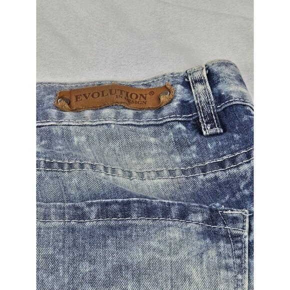 Evolution‎ Jeans Men's Size 36. Stone Washed Distressed Y2K Denim. - Picture 6 of 10